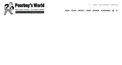 Desktop Screenshot of poorboysworld.co.uk