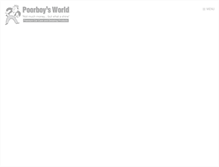 Tablet Screenshot of poorboysworld.co.uk